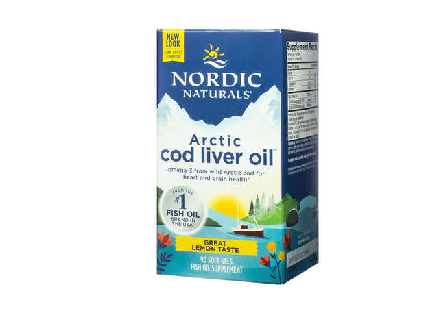 Nordic Naturals Arctic Cod Liver Oil Softgels 90 softgels