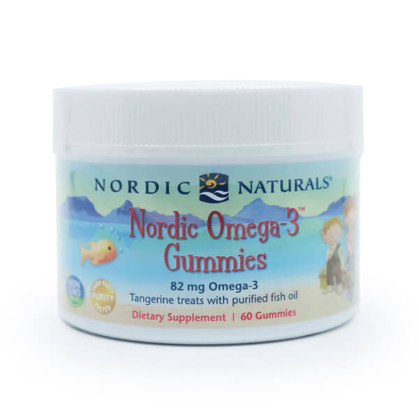 Nordic Naturals Omega-3 Gummies 60 gummies tangerine