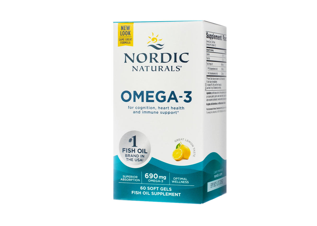 Nordic Naturals Omega-3 60 Softgels