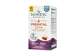 Box of Nordic Naturals Prenatal DHA, a fish oil supplement supporting brain development in babies during pregnancy. The label highlights 830 mg Omega-3 and 400 IU Vitamin D3 per serving, with 90 soft gels and a natural strawberry flavor. Features include endorsement by the American Pregnancy Association, non-GMO, and #1 fish oil brand in the USA. 90 softgels. 45 servings