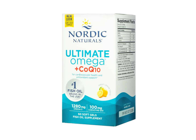 Nordic Naturals Ultimate Omega + CoQ10 60 Softgels