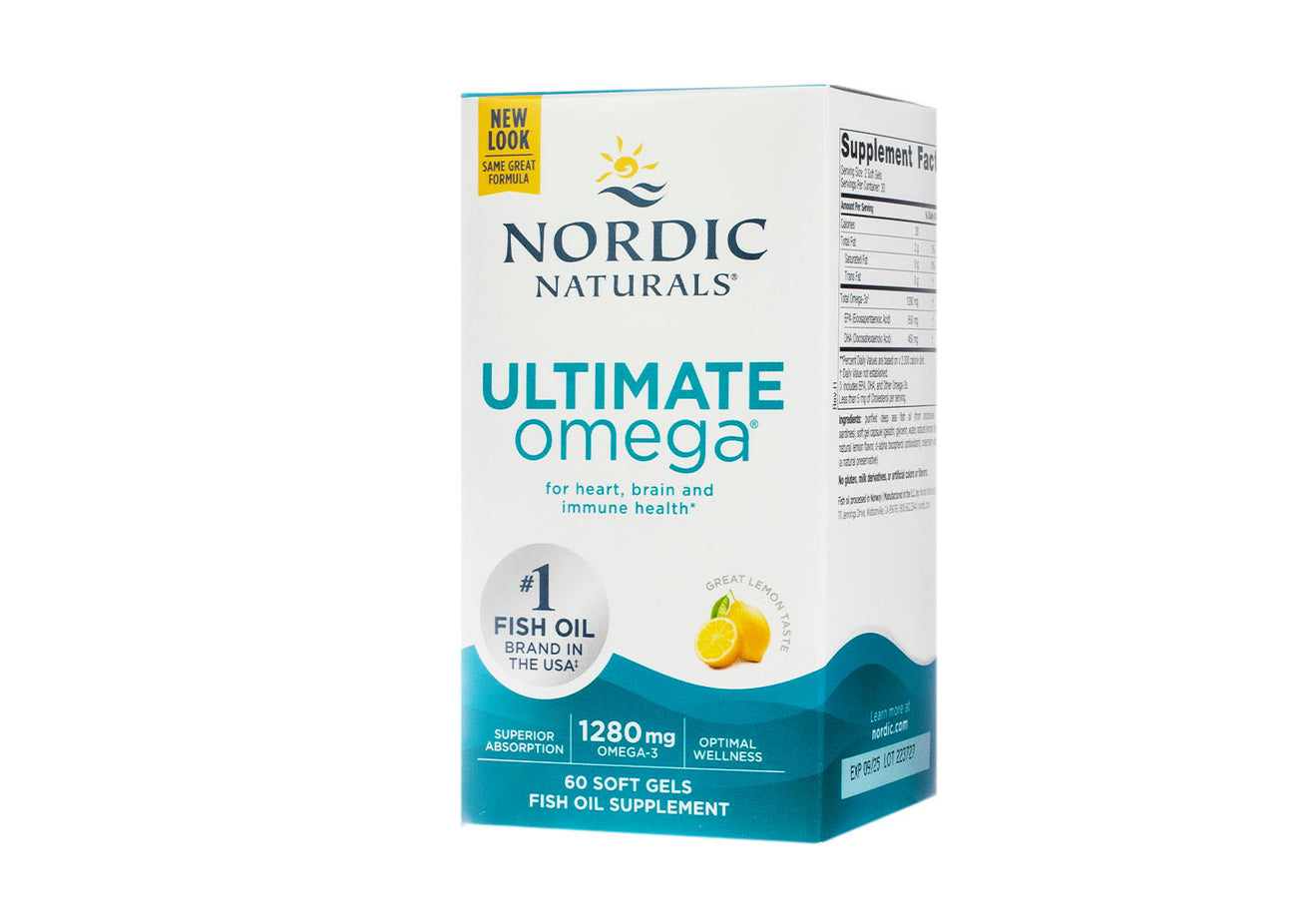 nordic naturals ultimate omega softgels 60 softgels 1 month supply