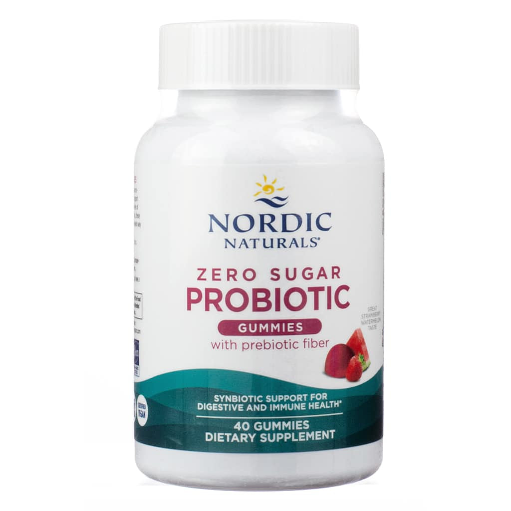 Nordic Naturals Zero Sugar Probiotic Gummies 40 count 20 servings