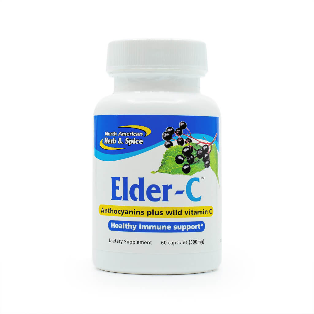 north american herb and spice elder-c 60 capsules