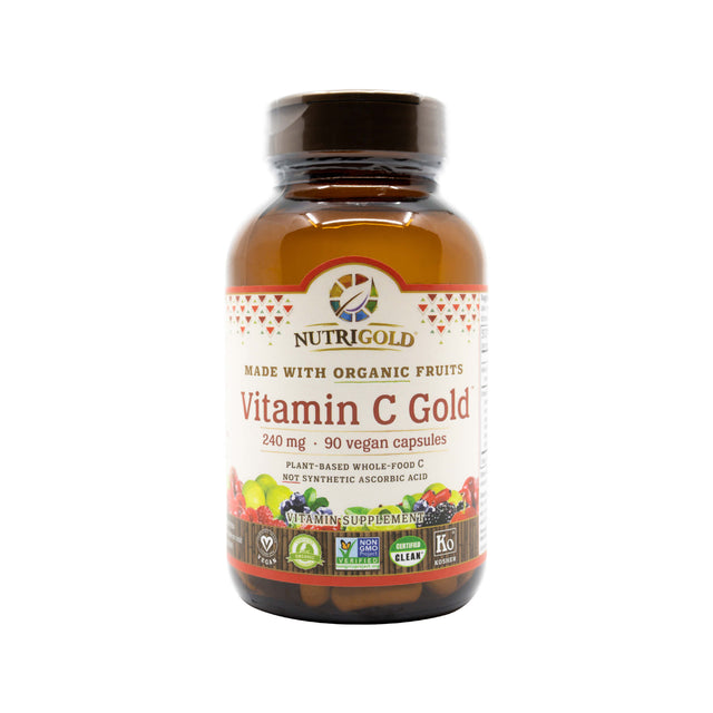 nutrigold vitamin c gold supplement 90 capsules