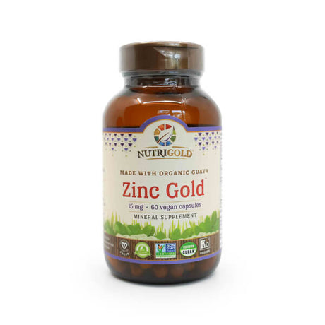 nutrigold zinc gold 15mg zinc 60 capsules