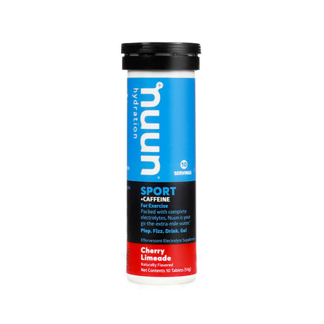 nuun sport + caffeine cherry limeade 10 tablets