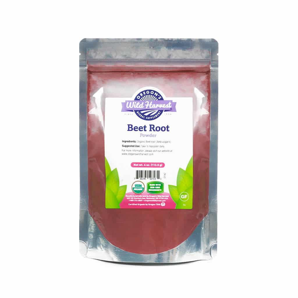 oregon's wild harvest organic beet root powder 4 ounces 48-day supply