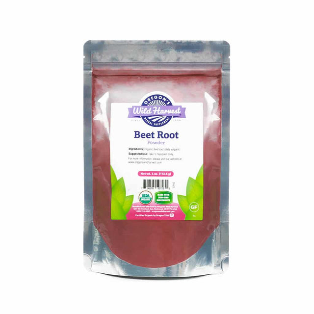 oregon's wild harvest organic beet root powder 4 ounces 48-day supply