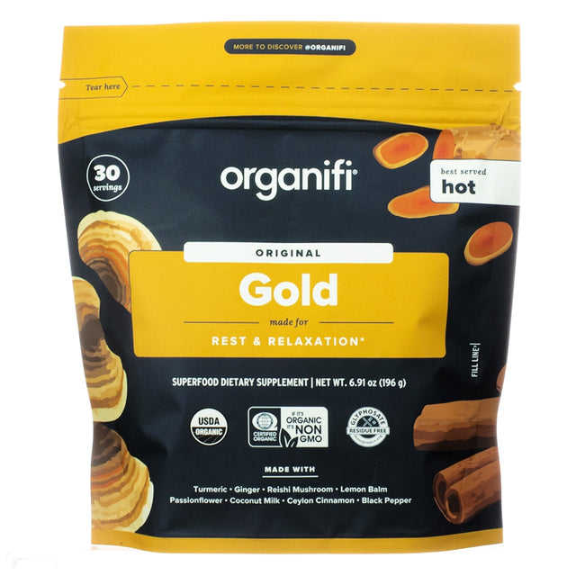 organifi gold powder 6.98 ounces 30 servings