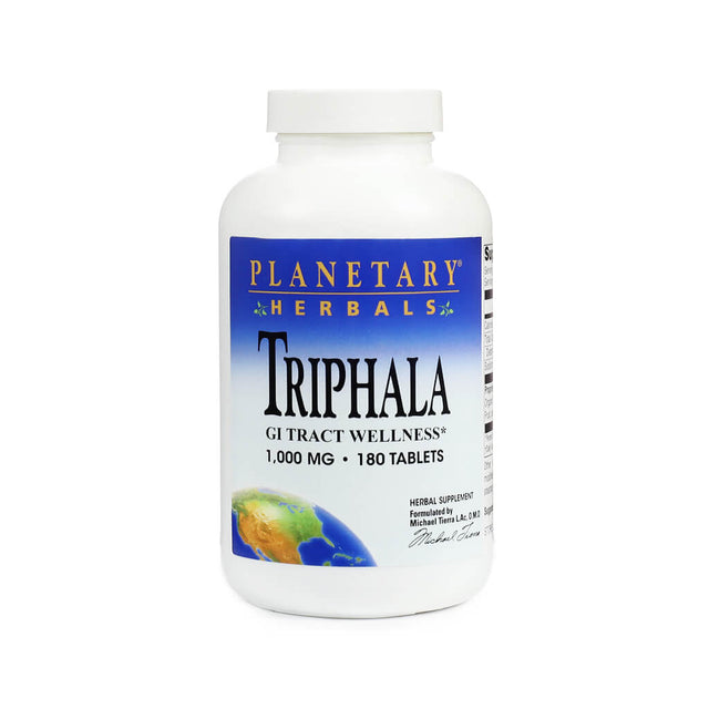 planetary herbals triphala 180 tablets 90-day supply