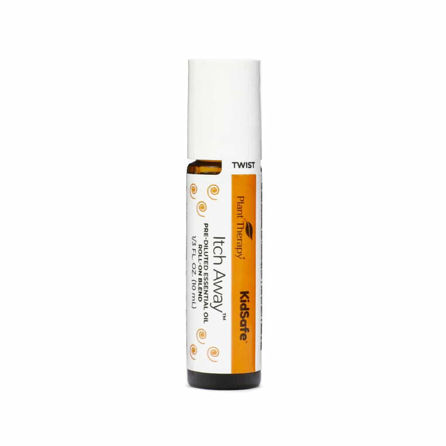 plant therapy itch away kidsafe essential oil 10 ml pre-diluted roll-on 1/3 fluid ounce