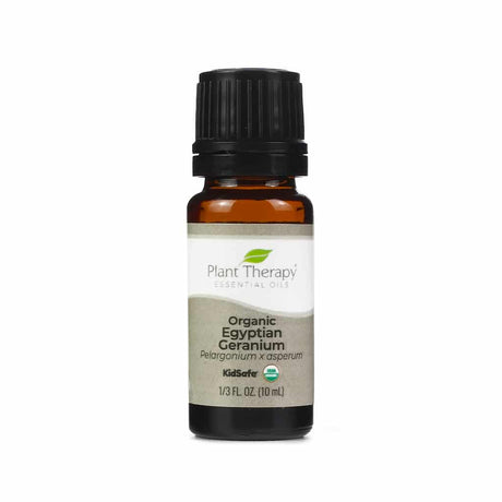 plant therapy organic egyptian geranium essential oil 10 ml 1/3 fluid ounce