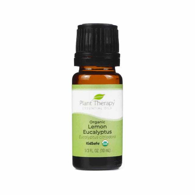 plant therapy organic lemon eucalyptus essential oil 10 ml 1/3 fluid ounce