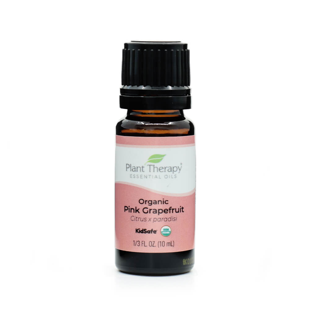 plant therapy organic pink grapefruit essential oil 10 ml 1/3 fluid ounce