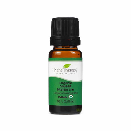 plant therapy organic sweet marjoram essential oil 10 ml 1/3 fluid ounce