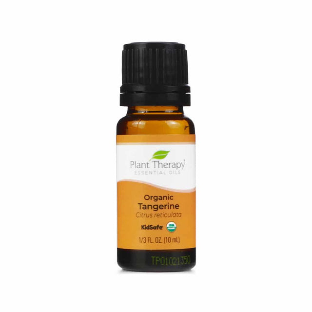 plant therapy organic tangerine essential oil 10 ml 1/3 fluid ounce