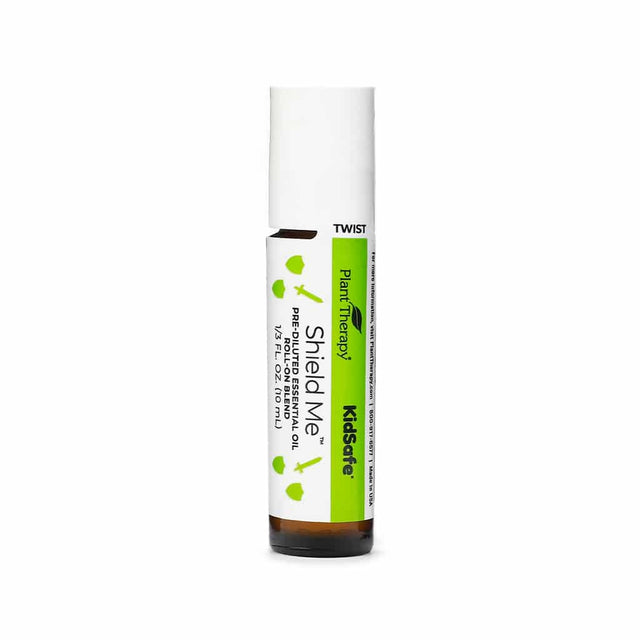 plant therapy shield me kidsafe essential oil 10 ml pre-diluted roll-on 1/3 fluid ounce