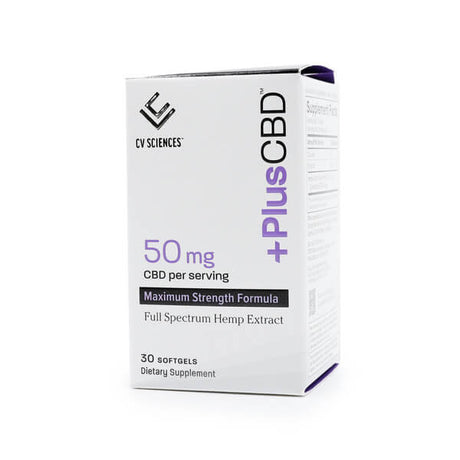 +PlusCBD Softgels 50mg Maximum Strength