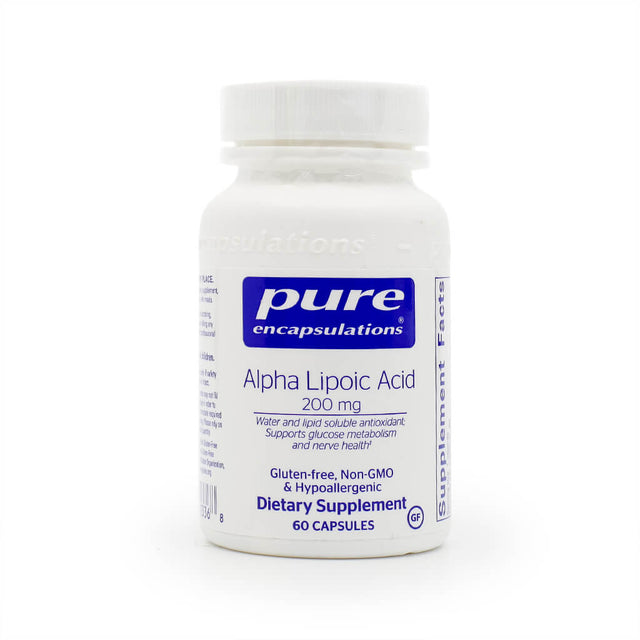 Pure Encapsulations Alpha Lipoic Acid 200mg 60 capsules