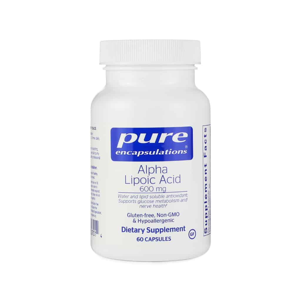 Pure Encapsulations Alpha Lipoic Acid 600mg 60 capsules