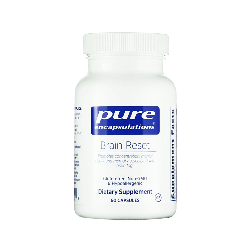 pure encapsulations brain reset 60 capsules 30 servings