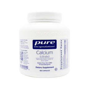 Pure Encapsulations Calcium Citrate 180 capsules