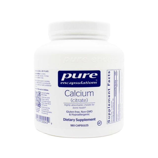 Pure Encapsulations Calcium Citrate 180 capsules