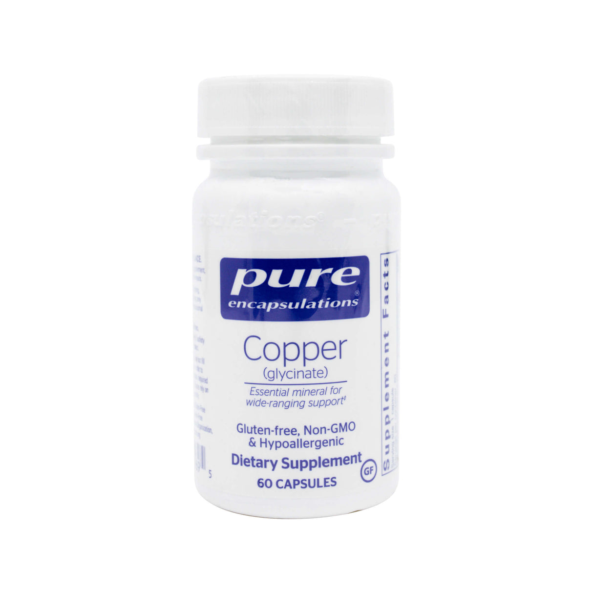 Pure Encapsulations Copper Glycinate 60 capsules