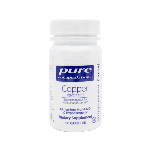 Pure Encapsulations Copper Glycinate 60 capsules