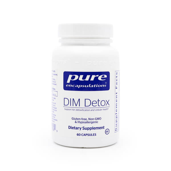 Pure Encapsulations DIM Detox 60 capsules 1 month supply