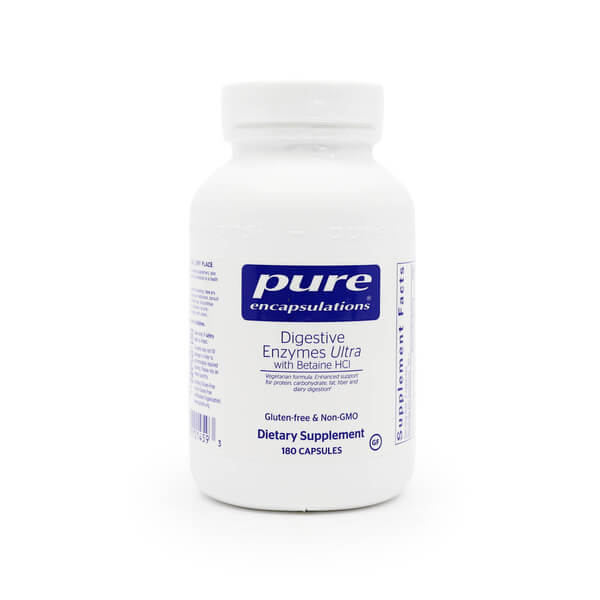 Pure Encapsulations Digestive Enzymes Ultra with Betaine HCI 180 capsules