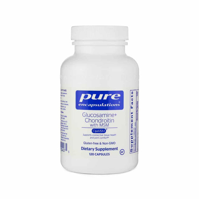 pure encapsulations glucosamine chondroitin with msm 120 capsules