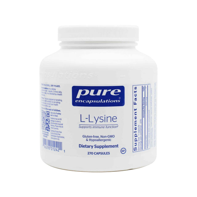 Pure Encapsulations L-Lysine 270 capsules