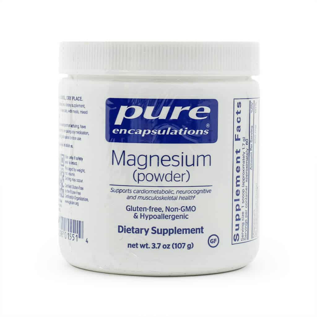 Pure Encapsulations Magnesium Powder 3.7 ounces