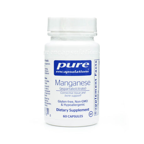 Pure Encapsulations Manganese (aspartate/citrate) 60 capsules