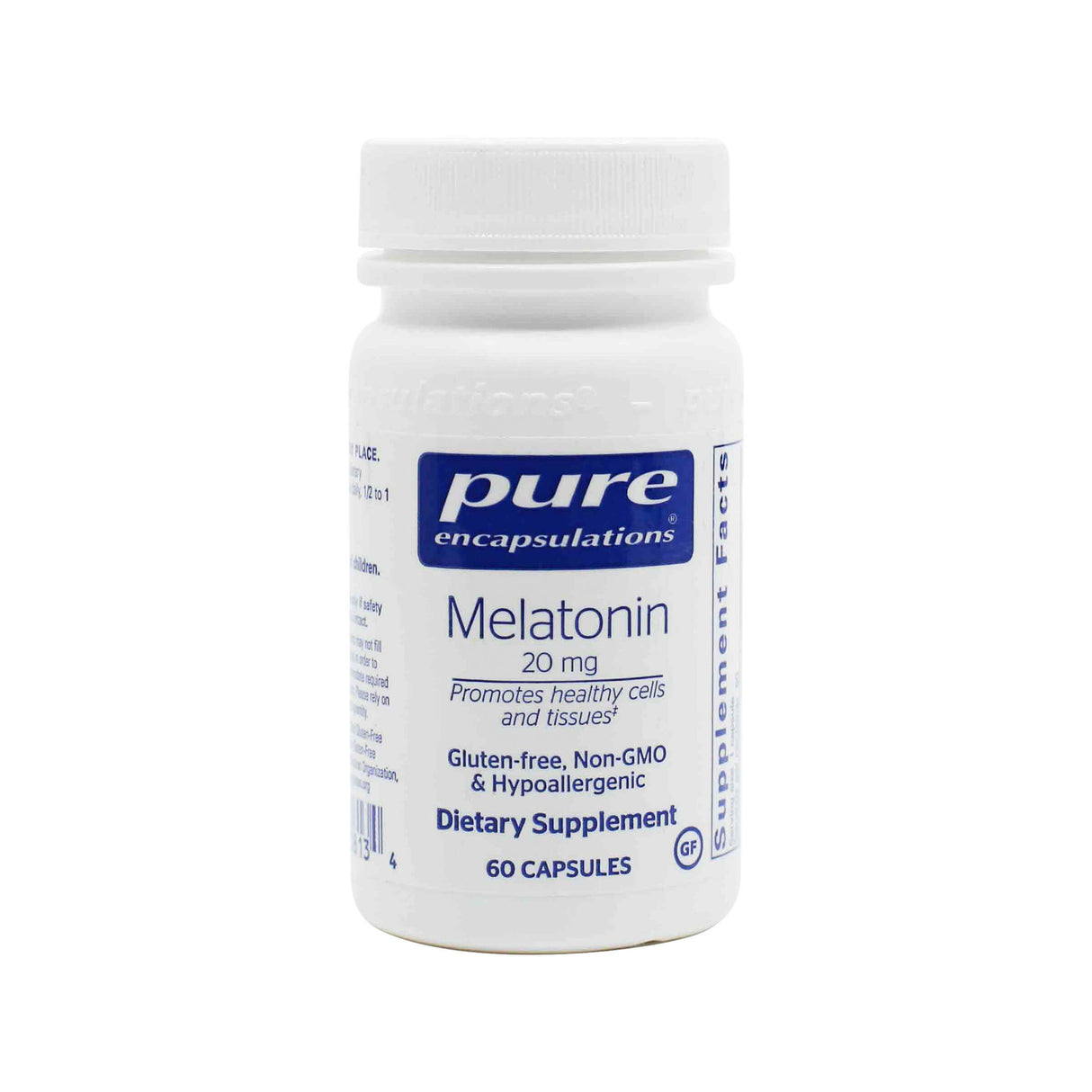 Pure Encapsulations Melatonin 20mg 60 capsules