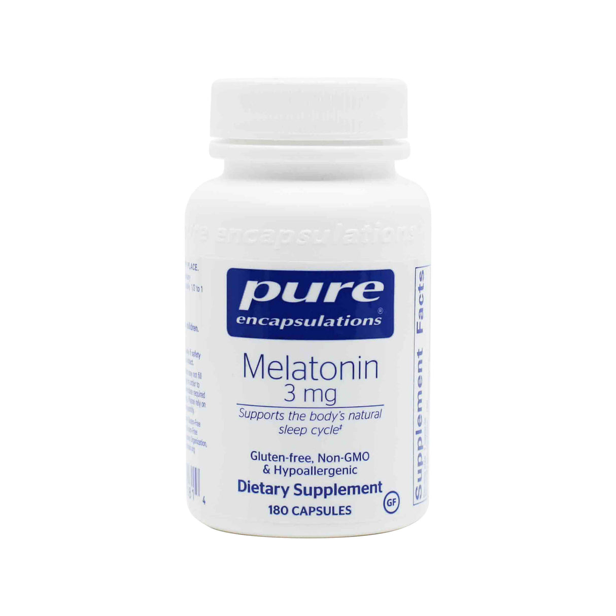 Pure Encapsulations Melatonin 3mg 180 capsules