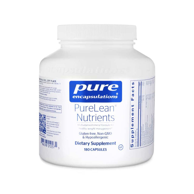 pure encapsulations purelean nutrients 180 capsules