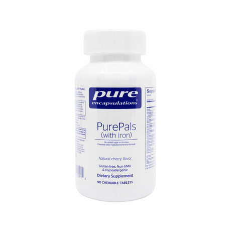 Pure Encapsulations PurePals Multivitamin With Iron 90 chewable tablets