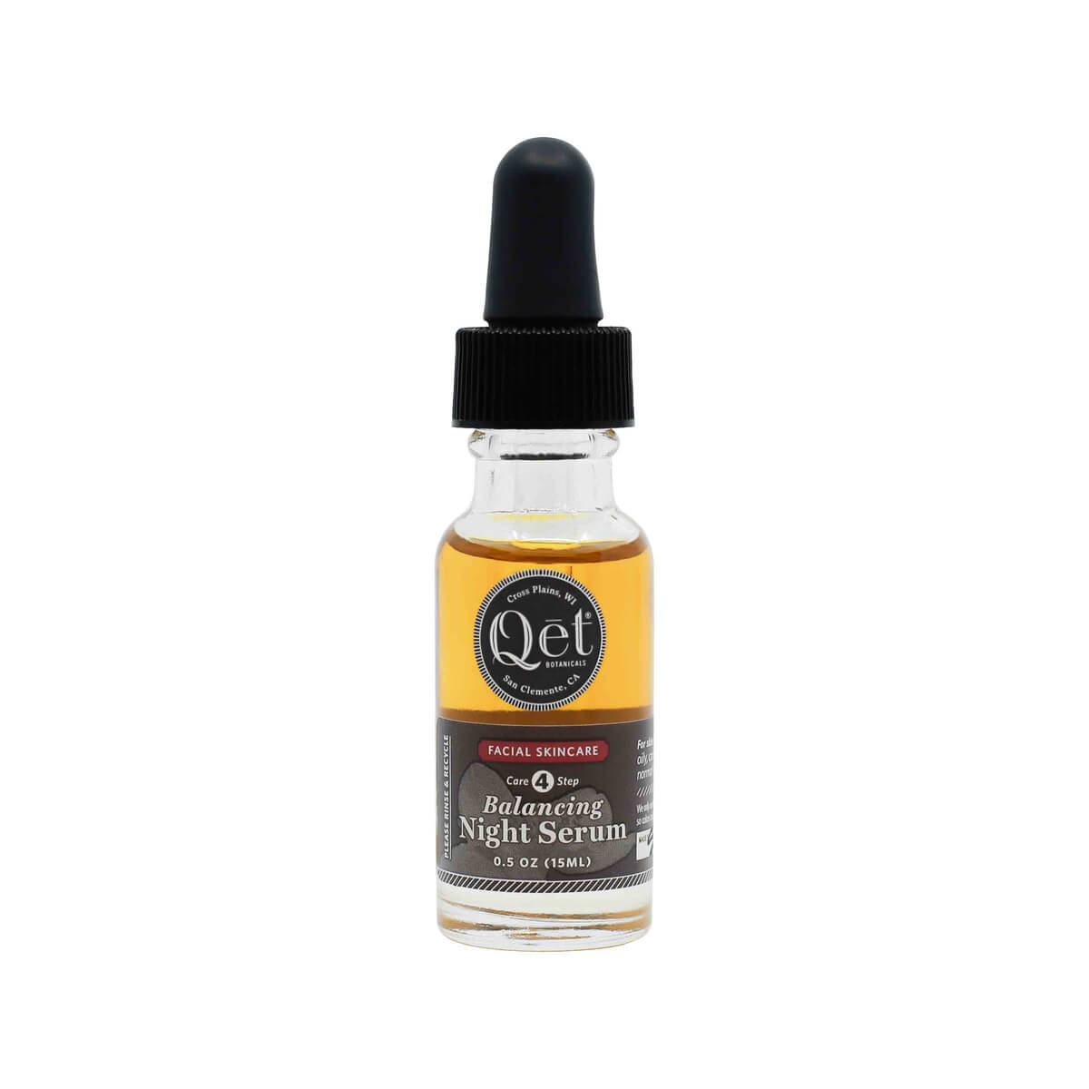 qēt botanicals balancing night serum 0.5 ounce