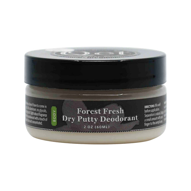 qēt botanicals forest fresh dry putty deodorant 2 ounces