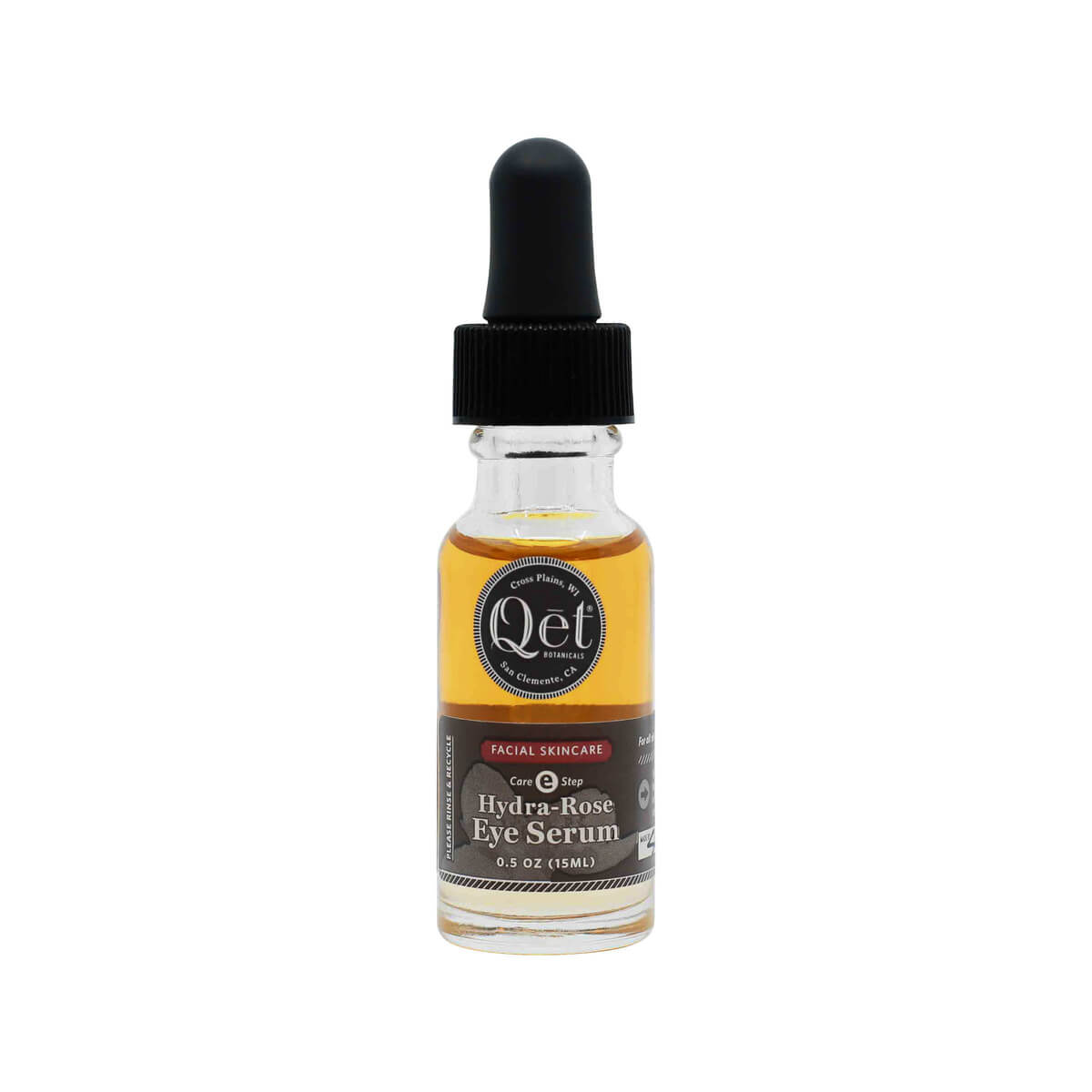 qēt botanicals hydra-rose eye serum 0.5 ounce