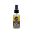 A 2 oz frosted glass pump bottle of Qēt Botanicals Hydrating Cleansing Oil with Lavender, labeled as Core Step 1 in a facial skincare routine. The golden-toned oil is housed in a sleek bottle with a black and gray label, designed to gently cleanse and moisturize the skin.