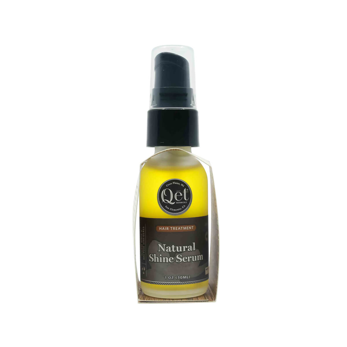 qēt botanicals natural shine serum 1 ounce