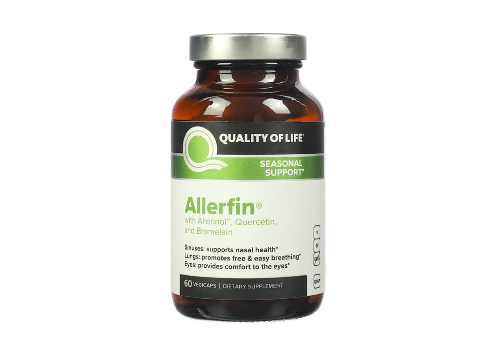 Quality of Life Allerfin 60 vegicaps 1 month supply