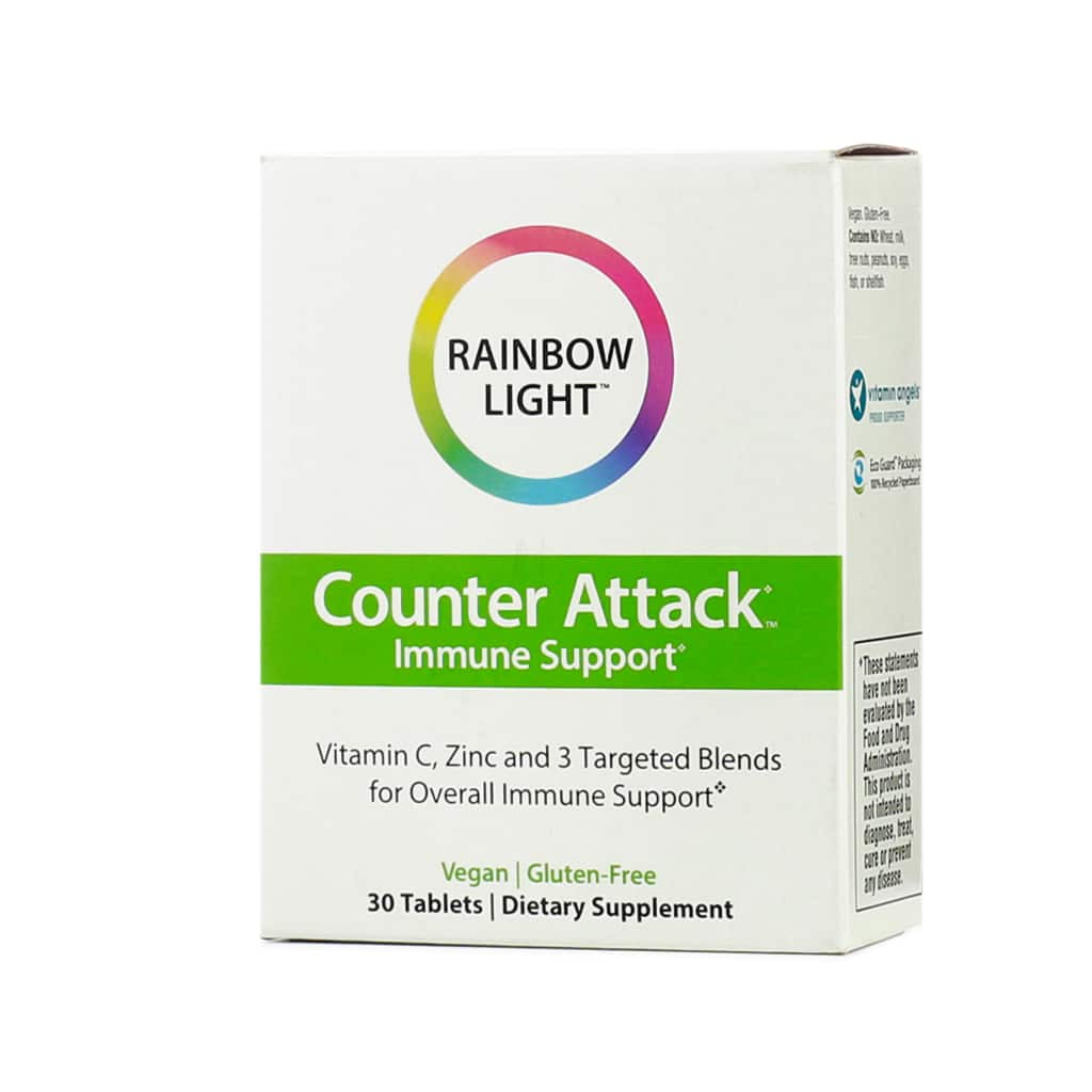 rainbow light counter attack™ 30 tablets 15-day supply