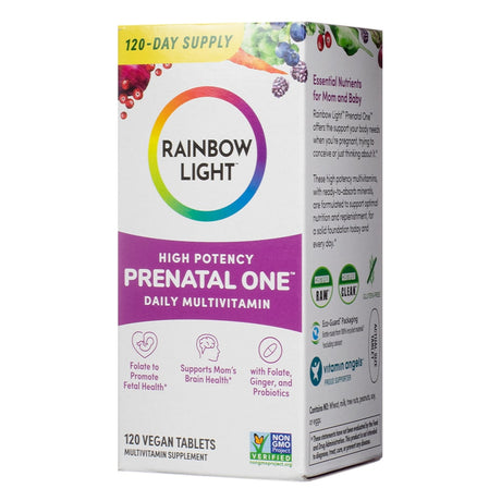 rainbow light prenatal one™ high potency multivitamin tablets 120 tablets 4 month supply