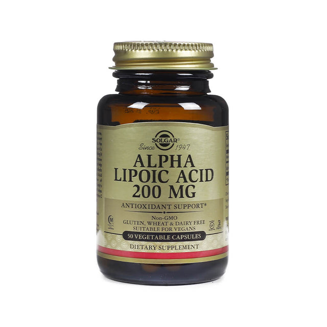 Solgar Alpha Lipoic Acid 200mg Capsules 50 capsules