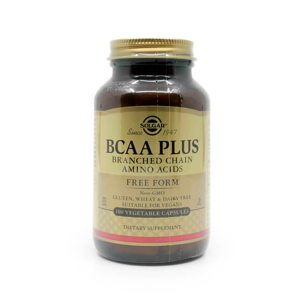 Solgar BCAA Plus (Branched Chain Amino Acids) 100 capsules